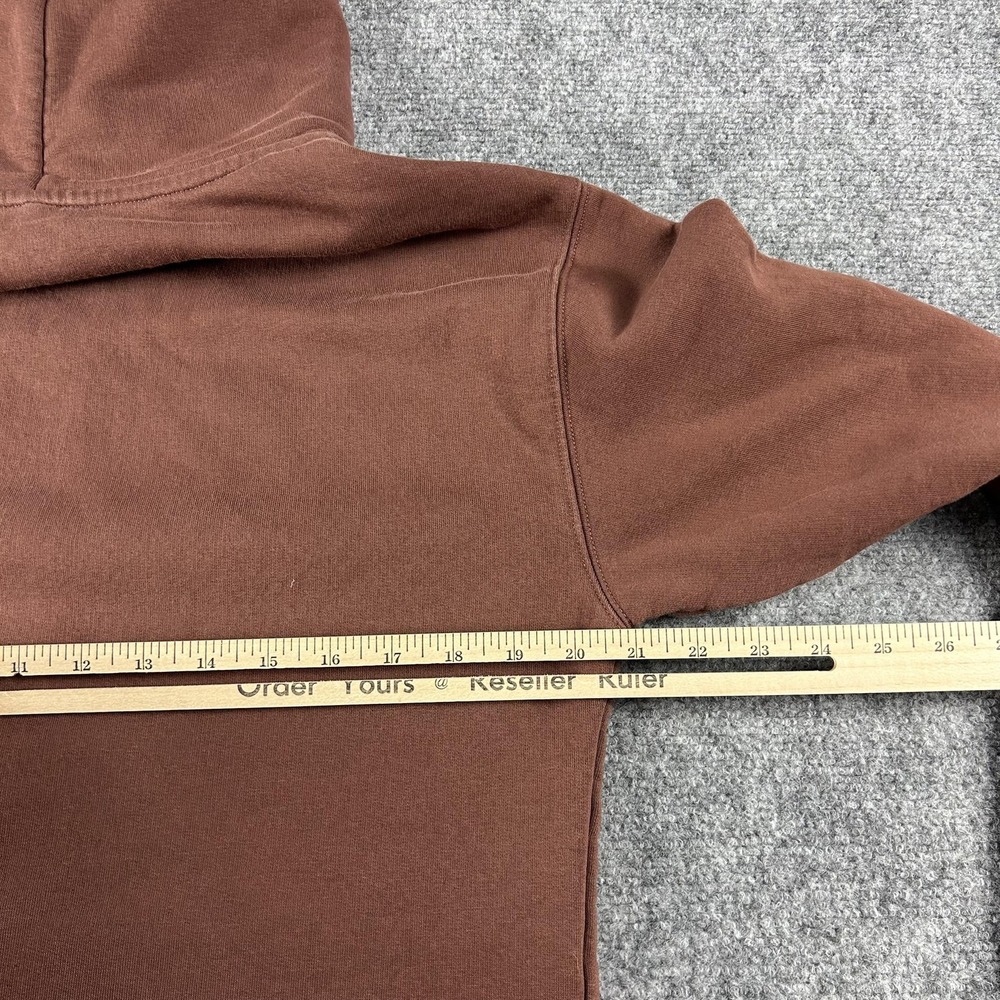 Ghost Hoodie Mens Small Brown Pullover Sweatshirt Logo Graphic Streetwear - Picture 5 of 6